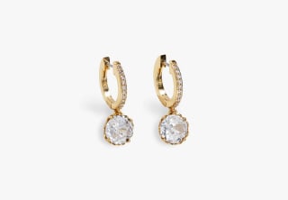 That Sparkle Pavé Mini Hoops