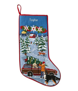Personalized Christmas Needlepoint Stockings