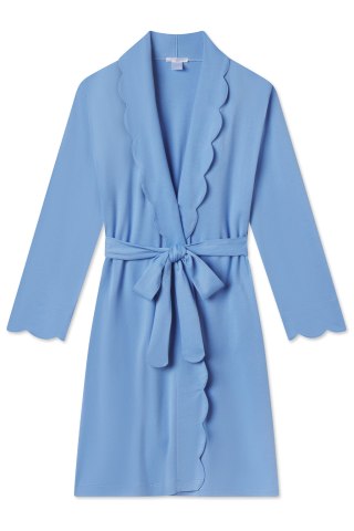 Lake Pajamas Pima Scallop Robe