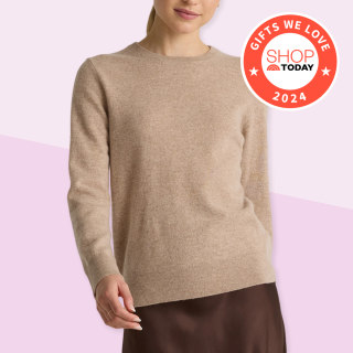 Mongolian Cashmere Crewneck Sweater