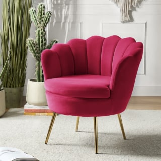 Etta Avenue Hendrix Velvet Barrel Chair