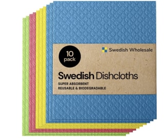 Swedish Dishcloth Cellulose Sponge Cloths 