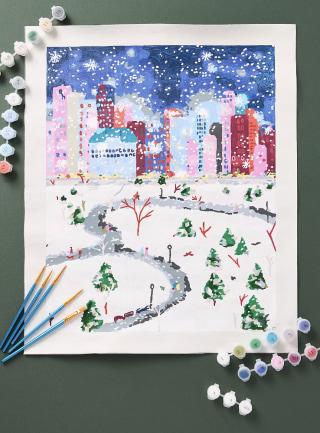 Paint Anywhere Christmas Holiday Paint Kit 