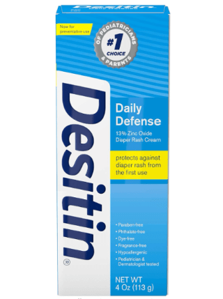 Daily Defense Baby Diaper Rash Cream with Zinc Oxide
