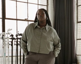 The Essential Long Sleeve Cropped Button Up Shirt