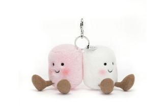 Jellycat Amuseables Pair of Marshmallows Bag Charm