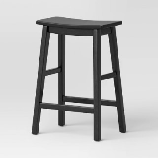 Modern All Wood Counter Height Barstool