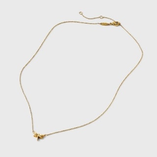 14K Gold Ion Plated Dragonfly Chain Necklace