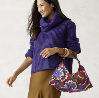 Floral Vera Bradley shoulder bag