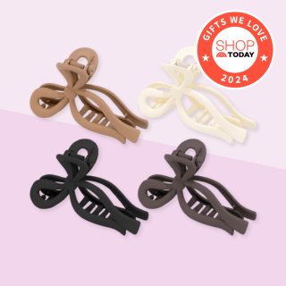 Matte Bow Claw Clips (Set of 4)