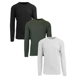 3-Pack Men's Long Sleeve Thermal Shirts