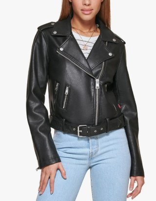 Faux Leather Moto Jacket