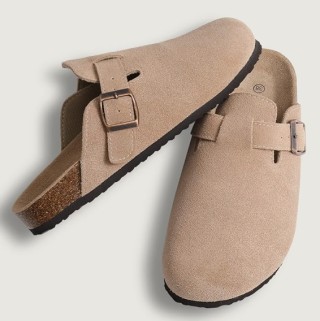 Women's Suede Leather Clogs