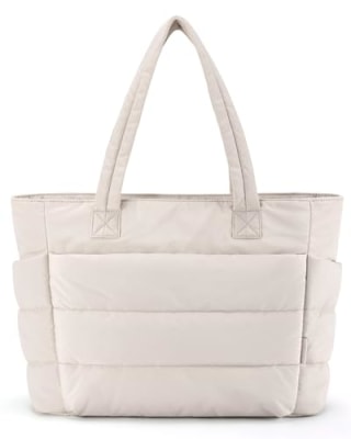 Lightweight Puffy Tote Bag