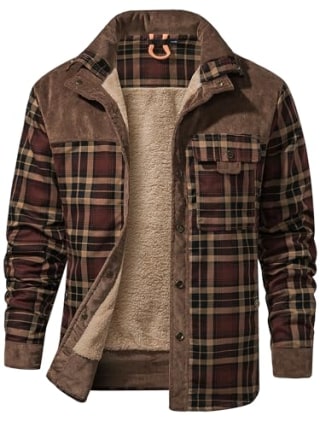 Mr. Stream Casual Vintage Plaid Flannel Jacket