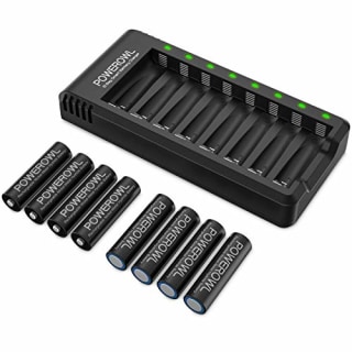 Rechargeable AA Batteries with Charger