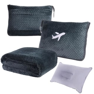 3-in-1 Travel Blanket Pillow Set