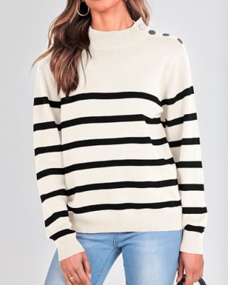 KIRUNDO Knit Turtleneck Sweater