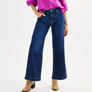 Sonoma Goods For Life® High-Rise Wide-Leg Jeans