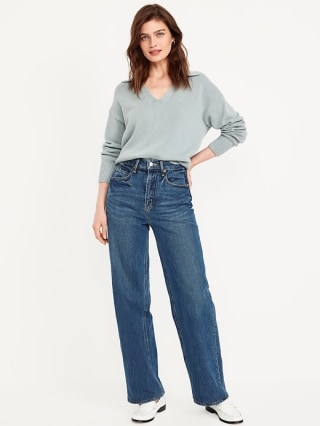 Old Navy Extra High-Waisted Wide-Leg Jeans