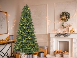 7.5-Ft Lexington Pine Prelit LED Artificial Christmas Tree