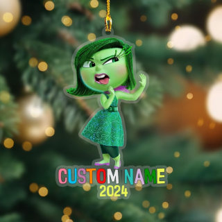 Personalized Disgust Christmas Ornament
