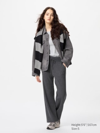 Uniqlo Washable Knit Ribbed Pants