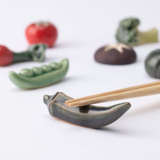 Ihoshiro Kiln Vegetable Series A Mino Ware Chopstick Rest