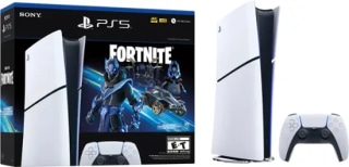 PlayStation 5 Slim Console Digital Edition - Fortnite Cobalt Star Bundle