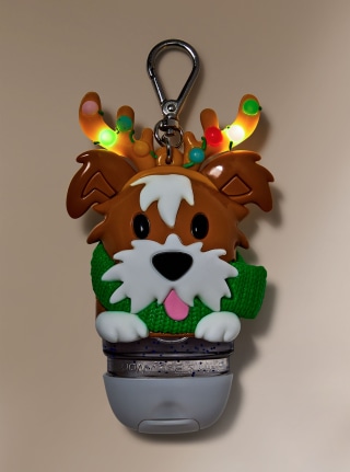 Light-up Festive Dog PocketBac Holder