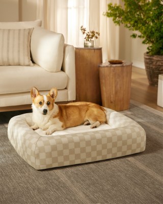 Ruggable Washable Bolster Pet Bed