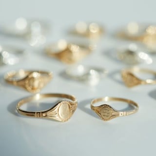 Catbird Baby Cygnet Gold Ring
