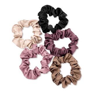 Ponytail satin scrunchies