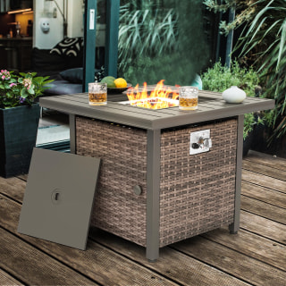 Garden Tabletop Fire Pit Table