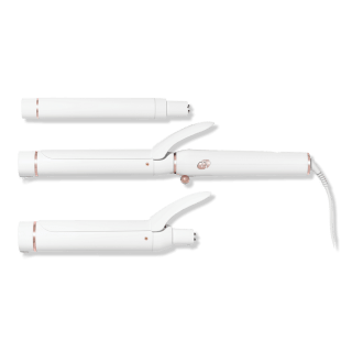 Interchangeable curling iron with 3 barrels