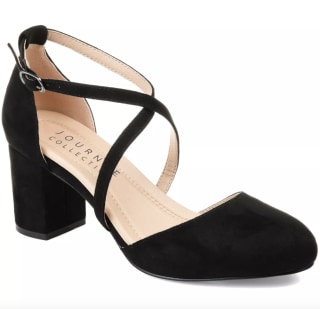 Foster Tru Comfort Foam Almond Toe Block Heel Pumps
