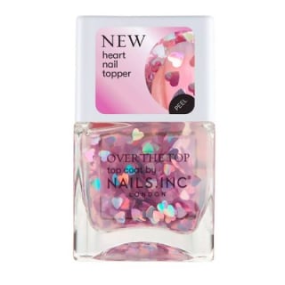 Romancing in Regents Park Pink Holographic Heart Topper