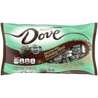 Dark Chocolate Holiday Mint Christmas Candy