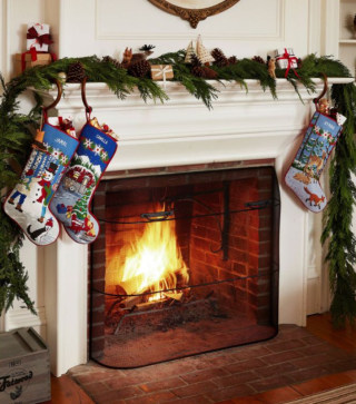 Christmas Needlepoint Stocking