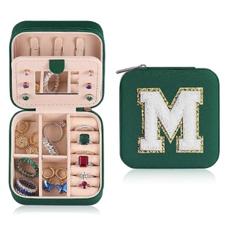 Initial Travel Jewelry Case