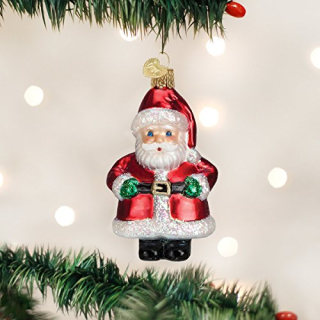 Christmas Short Stuff Santa Ornament