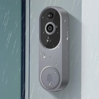Wireless doorbell camera