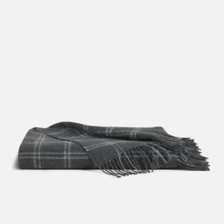 Alpaca Brooklinen Windowpane Throw Blanket