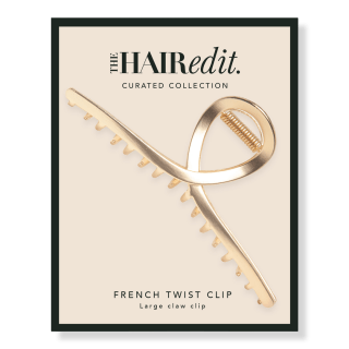 Gold French Twist Claw Clip