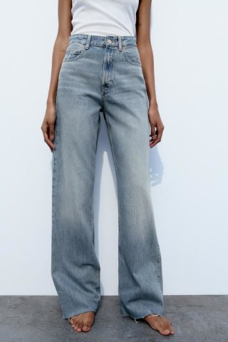 TRF High Rise Wide Leg Jeans