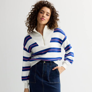 Quarter Zip Pullover Sweater