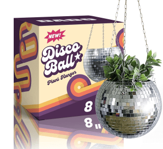 Dado 8-Inch Disco Ball Planter