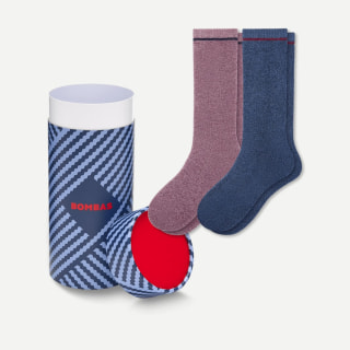 Women's Merino Wool Blend Cozy Sock 2-Pack Gift Box