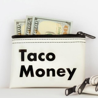 Taco Money Zipper Pouch