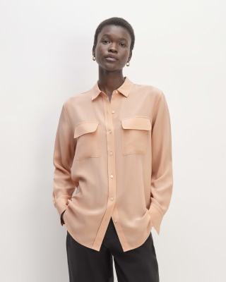 The Utility Shirt in Washable Silk